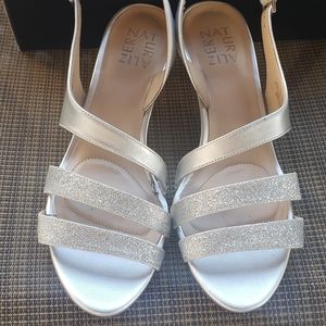 Silver 6 1/2 dress shoes